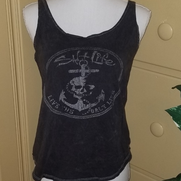 Salt Life gray tank top